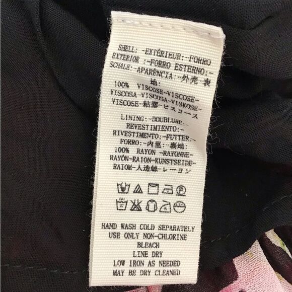 Free People Black Floral In Full Bloom Flowy Maxi Dress New Size XS - Picture 11 of 15